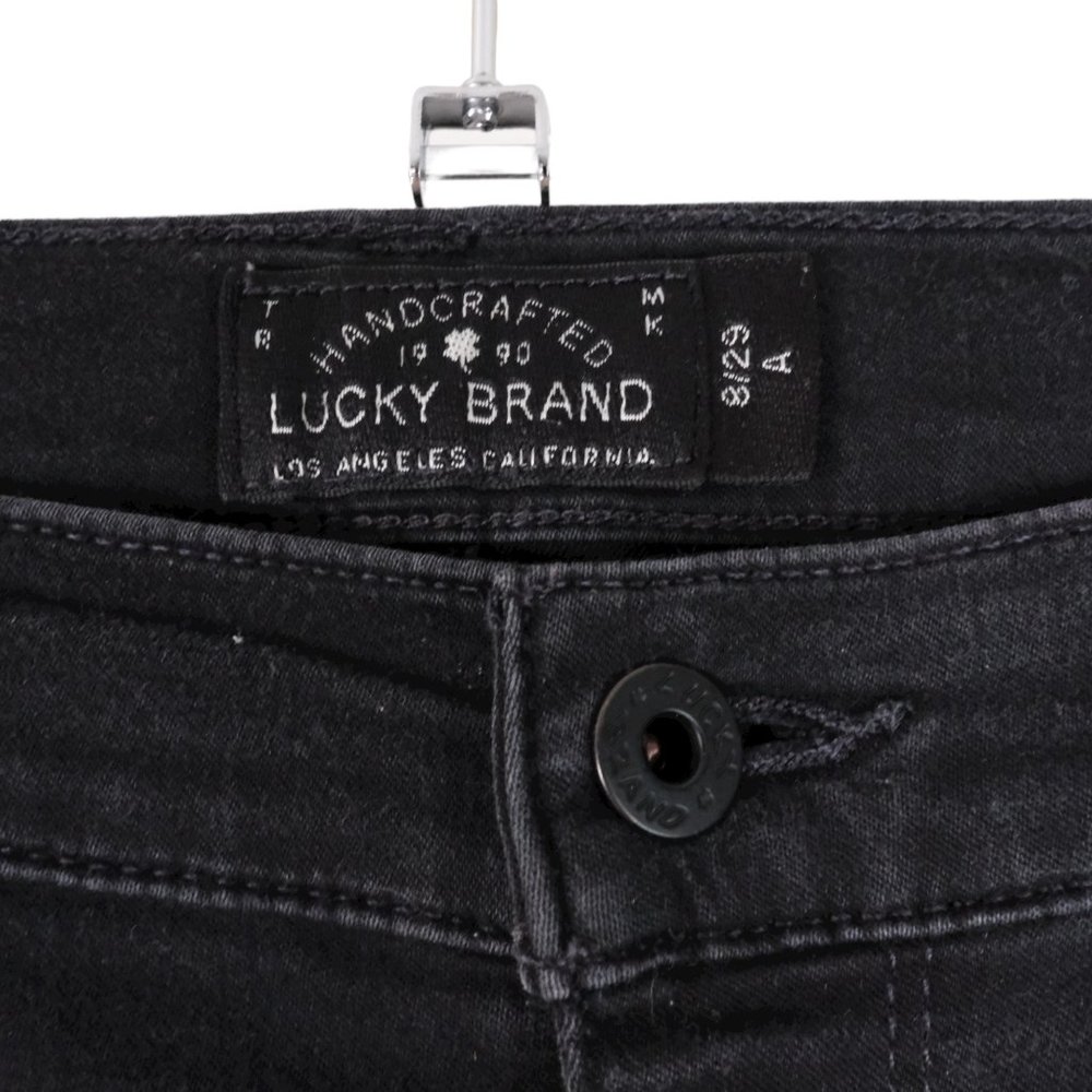 Lucky Brand Women Brooke Legging Jean Pants 8 / 29 Black Skinny Stretch - Picture 4 of 10